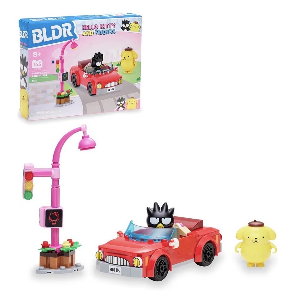 🚗 BLDR Hello Kitty & Friends – Badtz-Maru's Convertible Building Set (#01